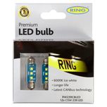 C5W (239) 12V RING Premium Number Plate & Interior Festoon Bulbs RW239CBLED